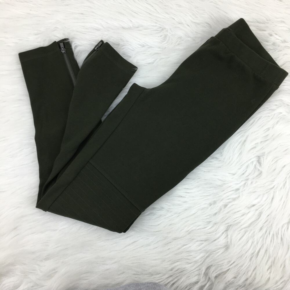 Old Navy Green Moto Leggings Royal Pine Stretch XL 14